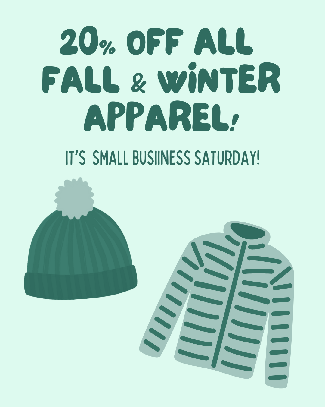 Shop Small Business Saturday!